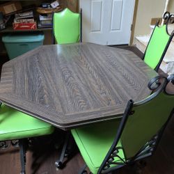 Vintage Dining Table And 4 Chairs