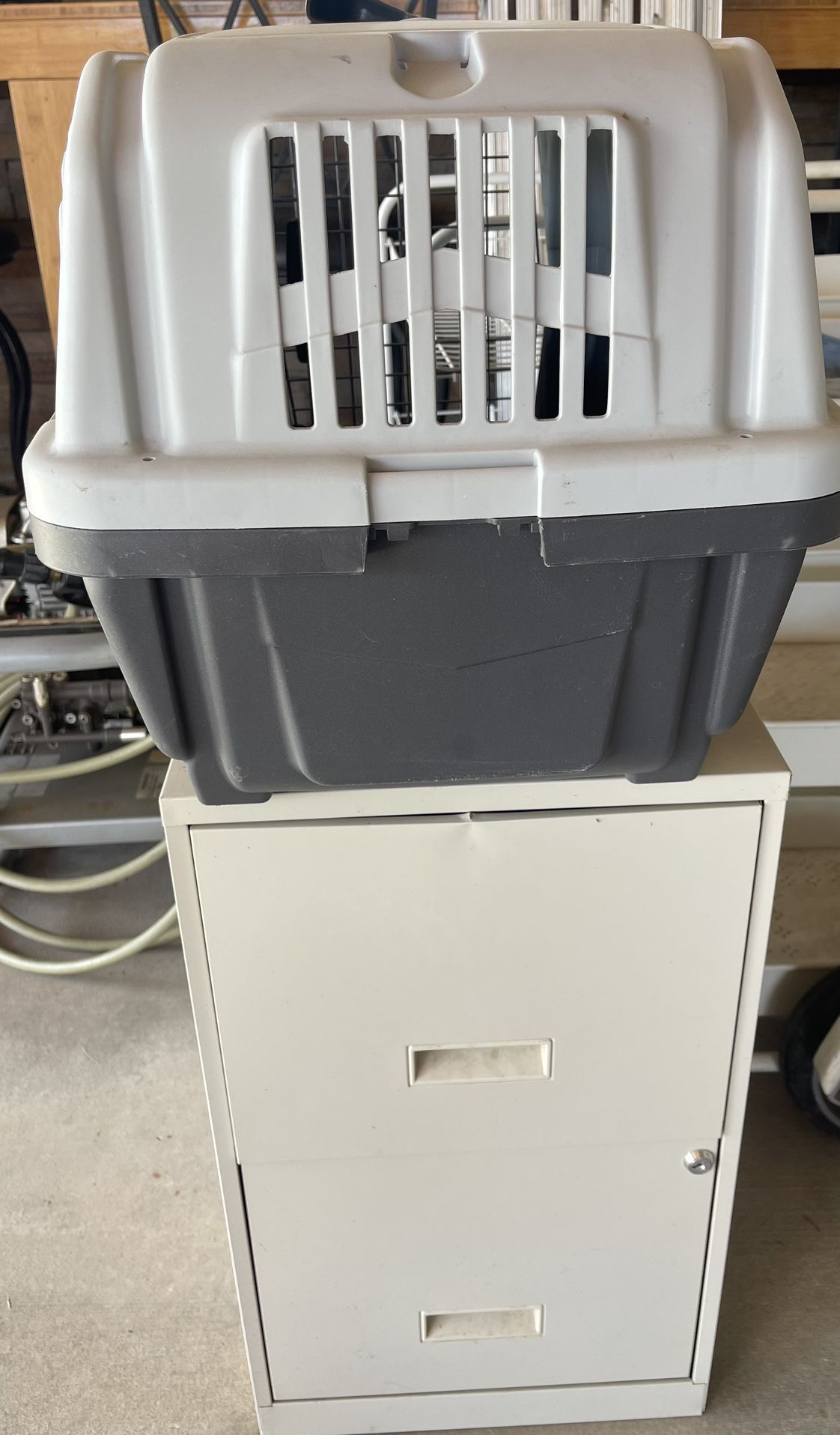 Free Filing Cabinet And Kennel 