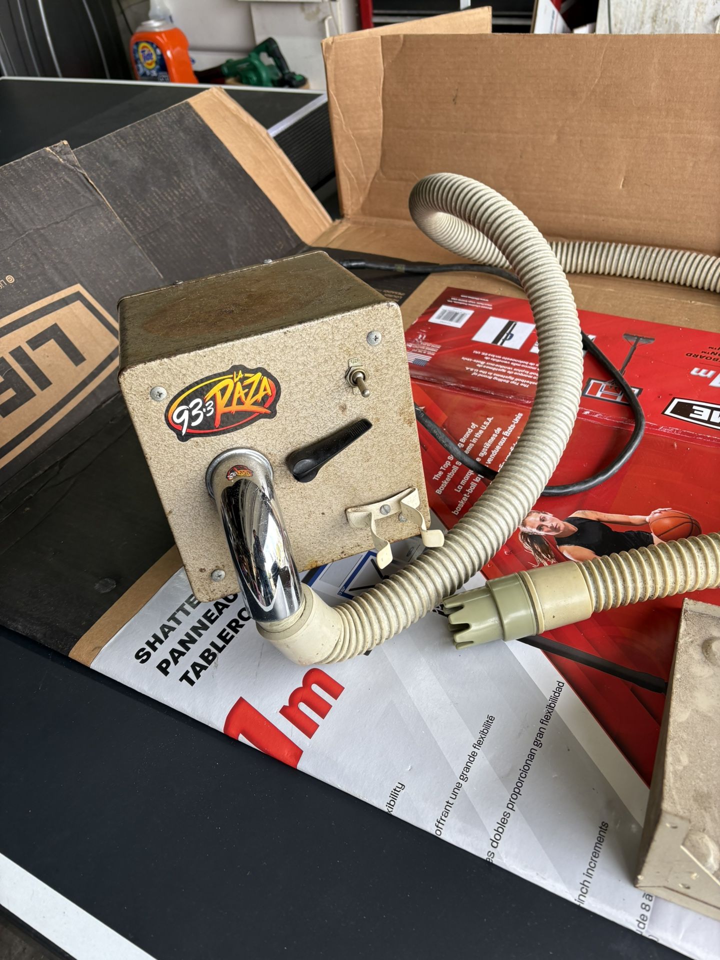 Barber Vacuum Also Blows Hair Off Clients