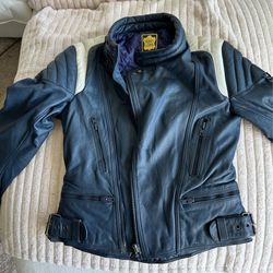 Vintage Echtes Leder Leather Jacket