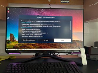Samsung Odyssey G7 28” 4k 144hz IPS G-sync Gaming monitor