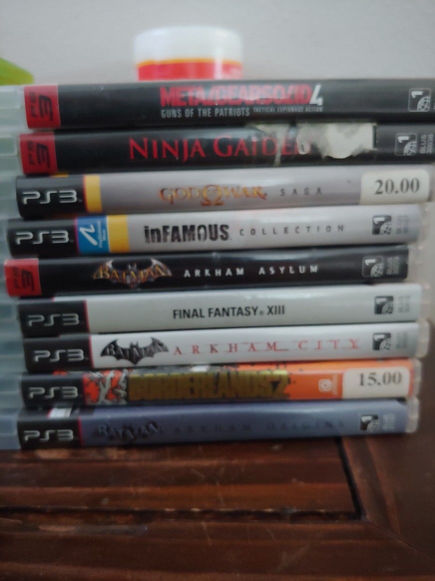 PS3 PS4 XBOX 360 Console Games