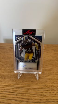 George Pickens Leaf Continuum Autograph Card #’d to /94