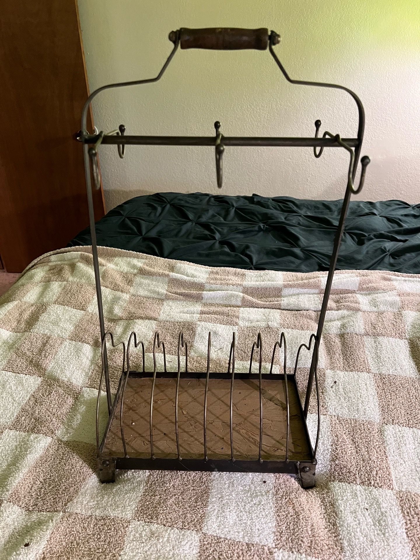 Antique Cup and Plate Holder