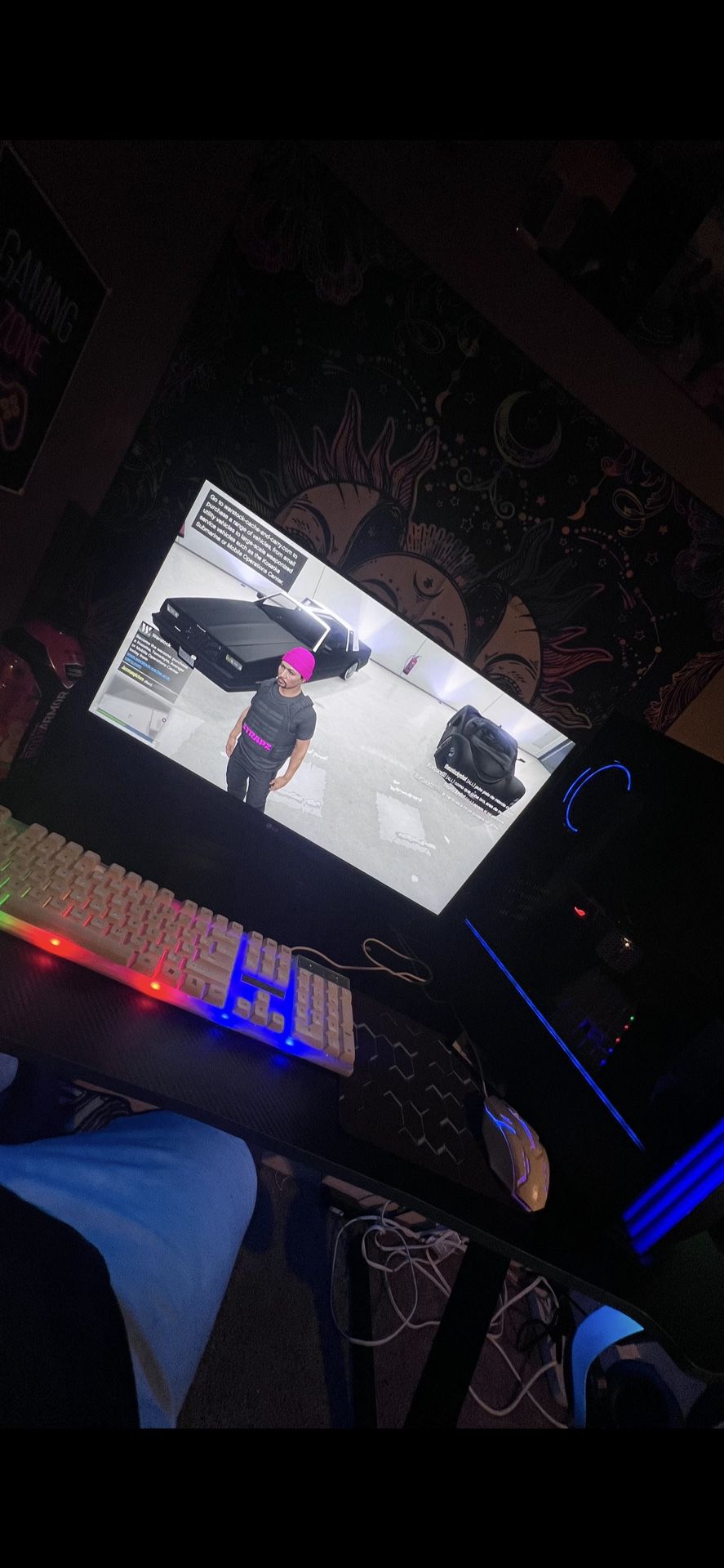 Intel i7 4770k entry level gaming PC, Lg monitor 120hz, rgb keyboard and mouse