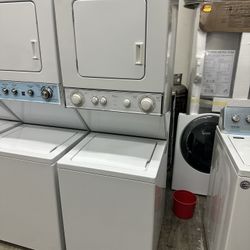 24” Whirlpool Stackable Washer And Gas Dryer