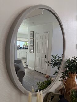 Large circle mirror