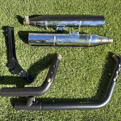 Street Bob Stock Exhaust FXBB FXBBS Harley Davidson Street Bob 