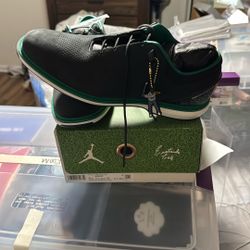 🔥 Jordan ADG Golf Shoes - Black/Malachite/White - New!