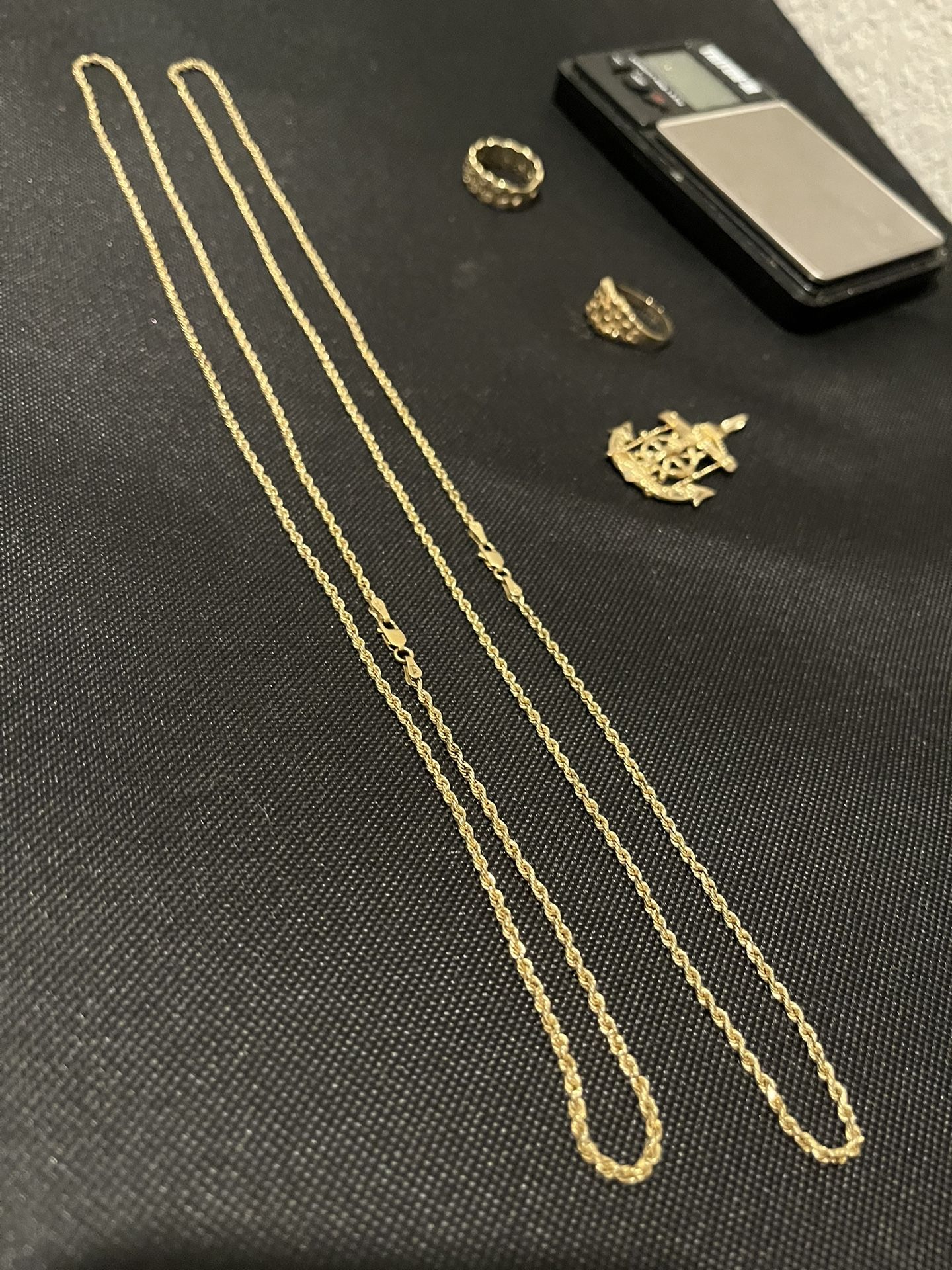 14K GOLD ROPE CHAIN 
