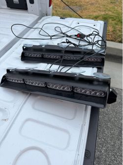 Beacon lights for windshield