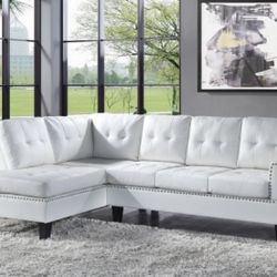 Brand New White Sectional 