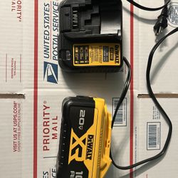 DEWALT XR 20-V Lithium Battery (10 Ah) Plus Charger