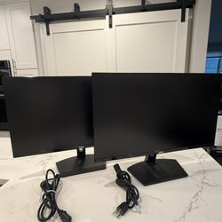 2 Dell Computer Monitors