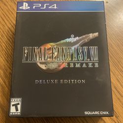 Final Fantasy VII Remake Deluxe Edition PS4 