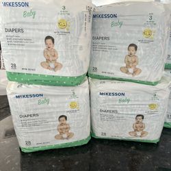 4 Bags Of Diapers 