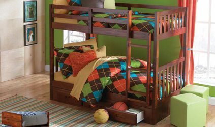 All wood Bunk beds