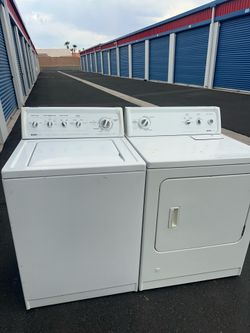 Kenmore washer and gas dryer matching set