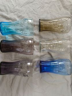 McDonald's collectible Coca-Cola glasses -  Set of 6