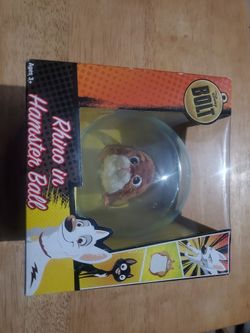 Disney Bolt RHINO The Hamster in His Ball - NEW - Rare Retired Action Toy