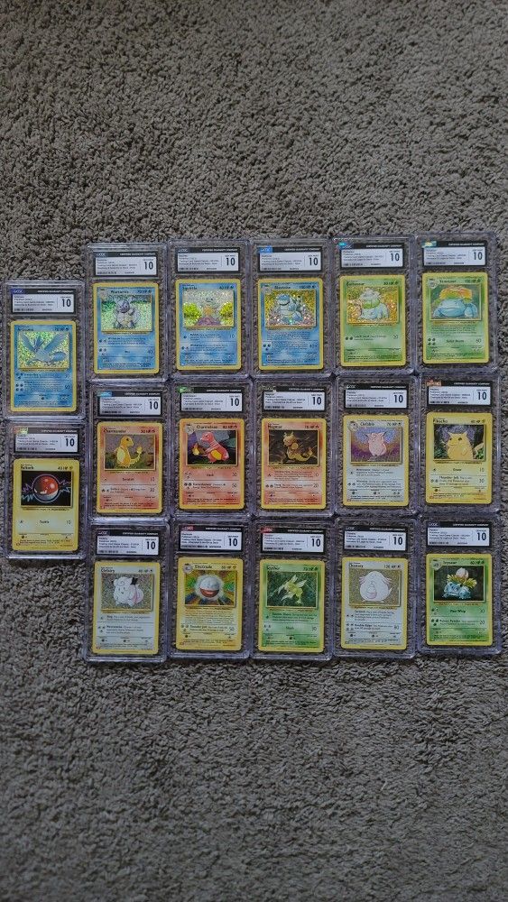 CGC 10 GRADED POKEMON CARDS 