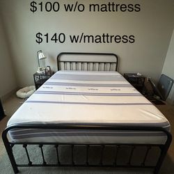 Bed Frame w/mattress