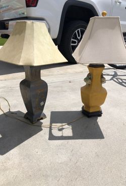 Two good quality lamps
