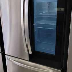 Stainless French Door Top Cooling Bottom Freezing With Warranty 