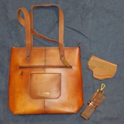 Montana West 100% Genuine Leather CHL Purse