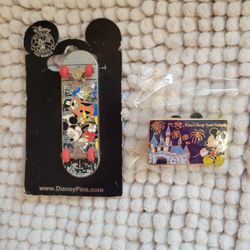 Walt Disney Mickey Mouse Pens. New. Wheel Move. Set Of 2