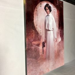 Canvas wall decoration 30”x42”. Brand new we can make it in different sizes, from  4.5”x4.5” to 30”x66”, Wood frame and sprayed with glossy clear coat