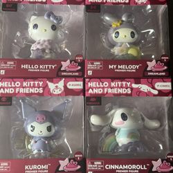 Hello Kitty, My Melody, Kuromi And Cinnamoroll
