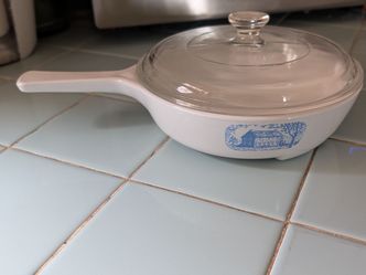 Vtg Corning Amana Radarange Skillet
