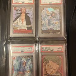One piece Tradings Cards, Luffy, Shanks Manga Rare