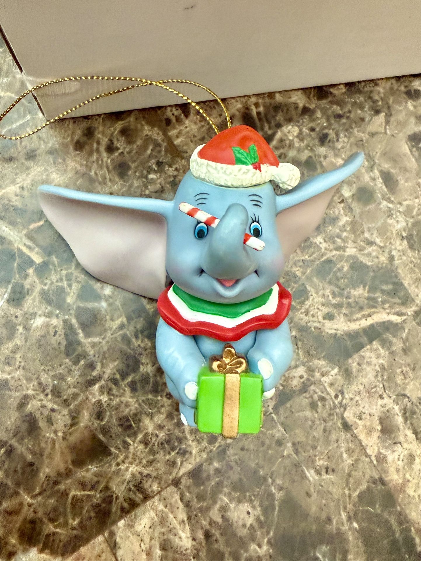 Dumbo Disney Grolier Dumbo Flying Elephant Christmas Ornament #013900 DCO