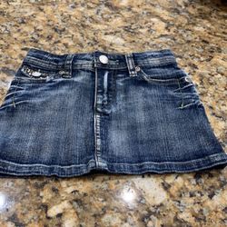 Girls Blue Jean Skirt