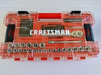 Craftsman Ratchet Socket Tool Case Set