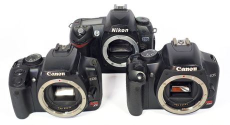 Nikon D70, Canon Rebel XTi, and Canon Rebel XSi DSLR Camera Bodies for PARTS or Repair