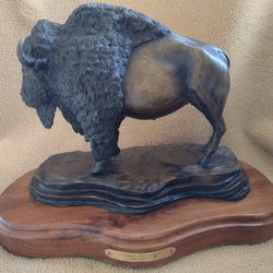 Solid Bronze Buffalo 