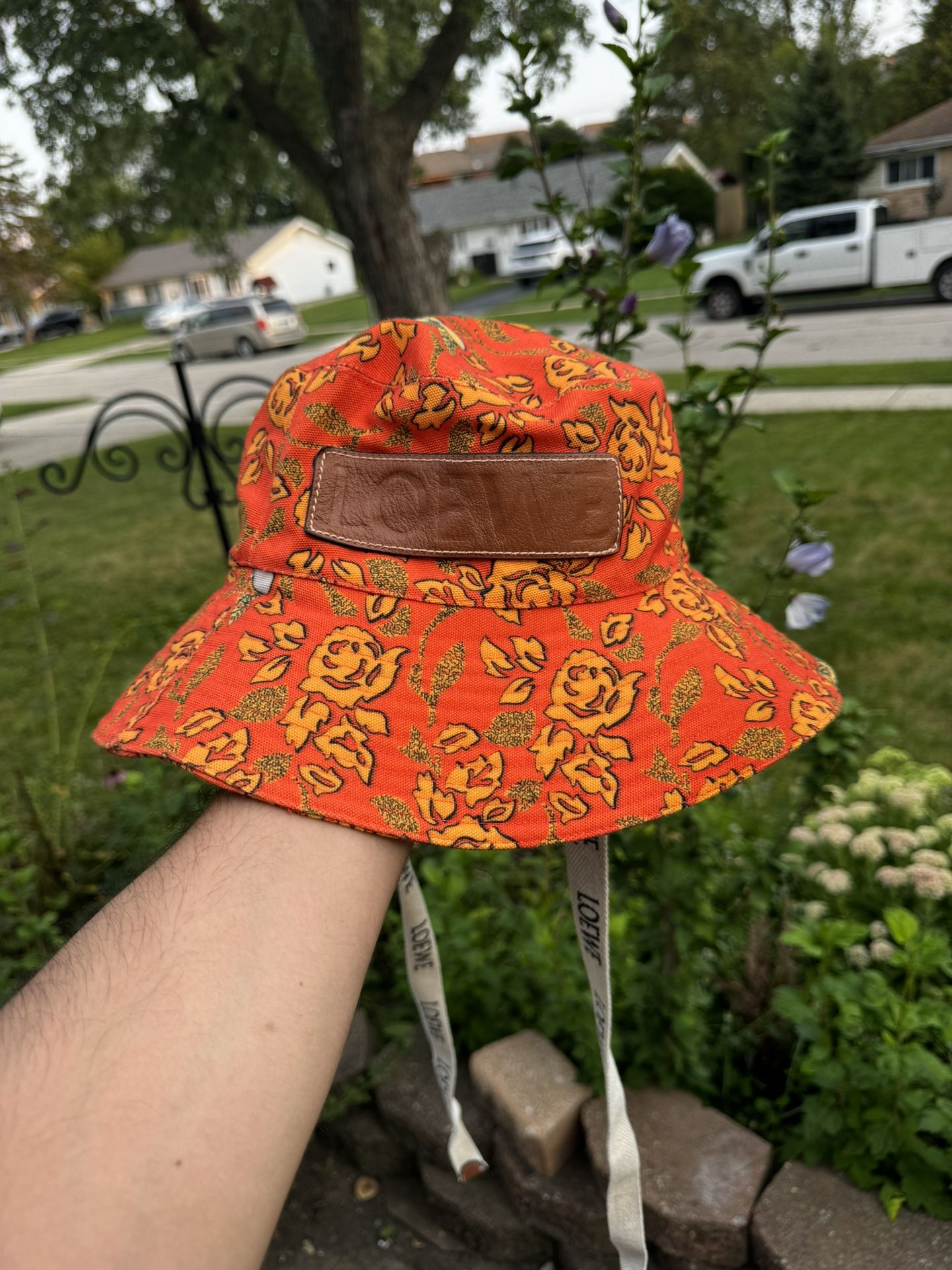 Loewe Orange Bucket Hat - freshstudio.by