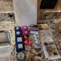 Scrapbooking Items. All As Shown. Sold As Set
