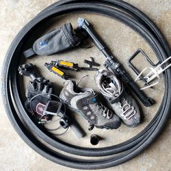 Miscellaneous Bike Parts Off Specialized Brand Bike.