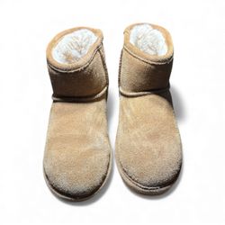 Bearpaw Suede Ankle Boots Size 2y