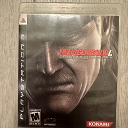 Metal Gear Solid 4 Guns Of The Patriots PS3 PlayStation 3