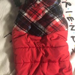 Dog Red Winter Jacket Size Medium Pick Up Only 
