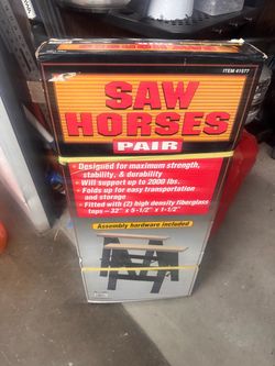 Saw horses