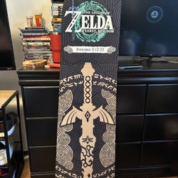 Legend Of Zelda Tears Of The Kingdom Cardboard Wing Store Display 