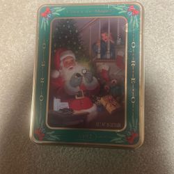 1992 Unlock The Magic For Santa Oreo Cookies, Tin 