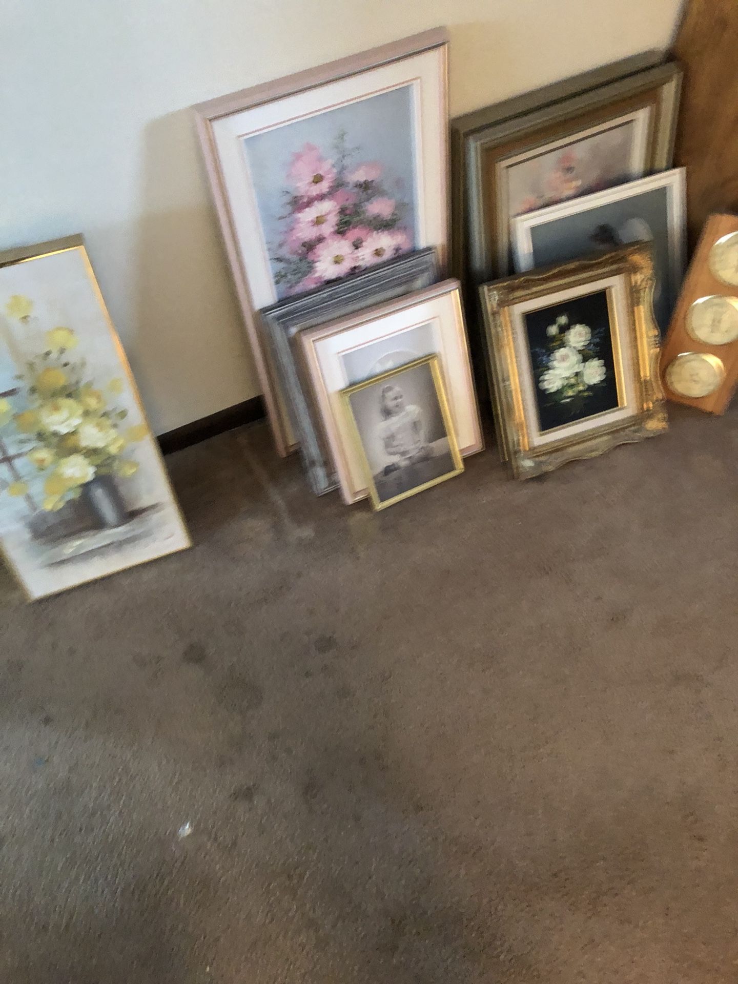 Framed painting from multiple artists