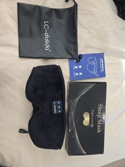 Lc dolida sleep mask with headphones